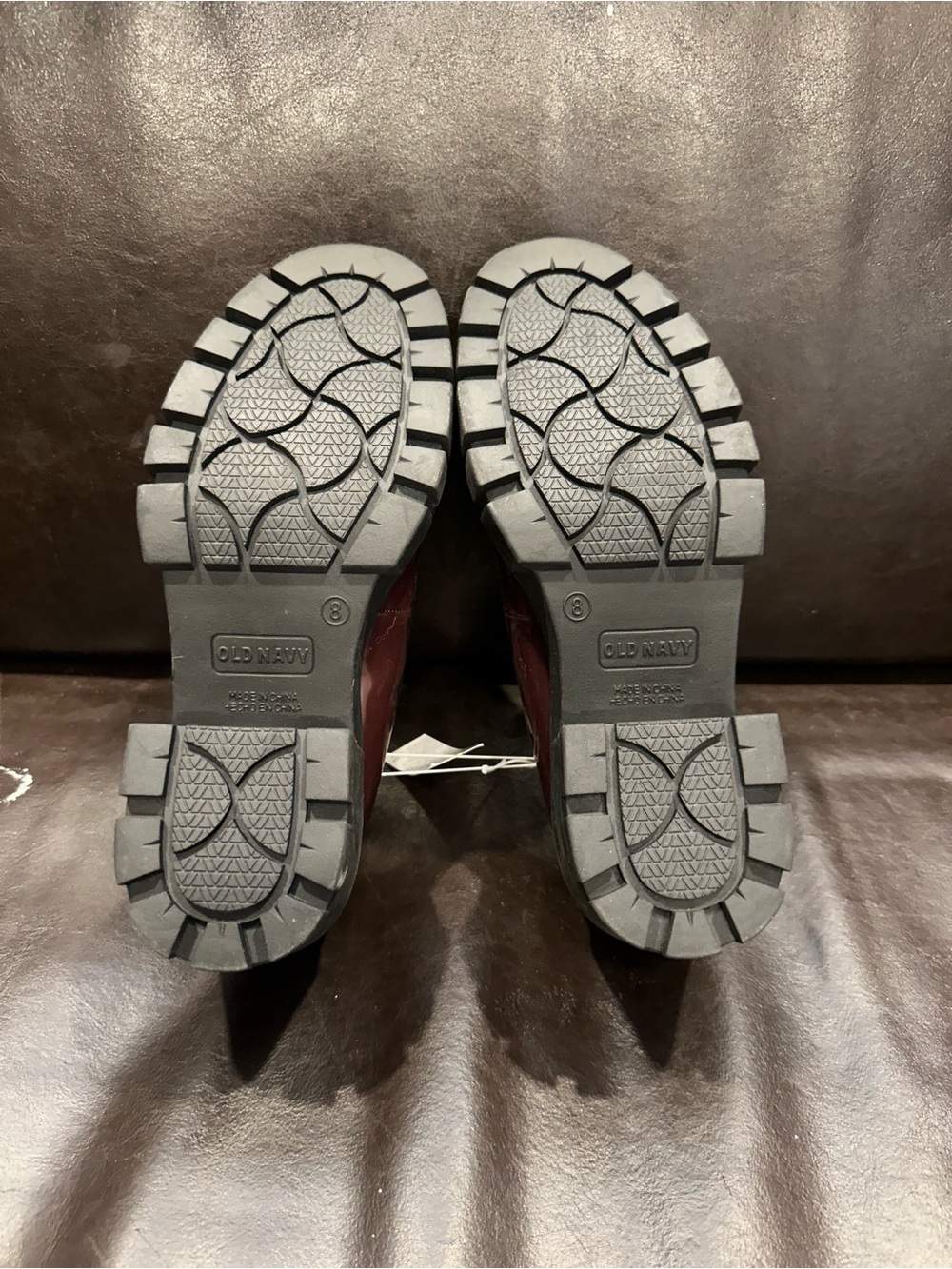Women’s Mary Jane Platform Shoes in Burgundy lug sole sz 8 - Picture 6 of 10